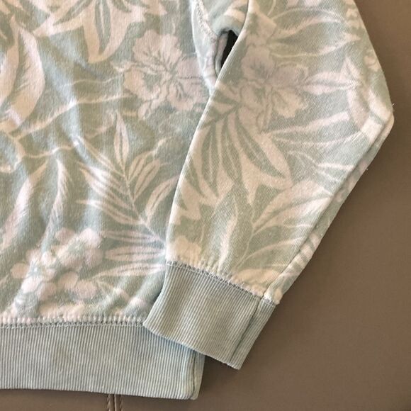 Vintage Havana Girls Sweatshirt in  Mint & White Tropical Print. Size L (14). - Picture 4 of 8